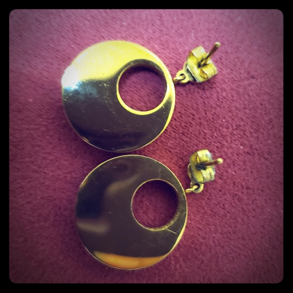 18K Gold Unique Earrings